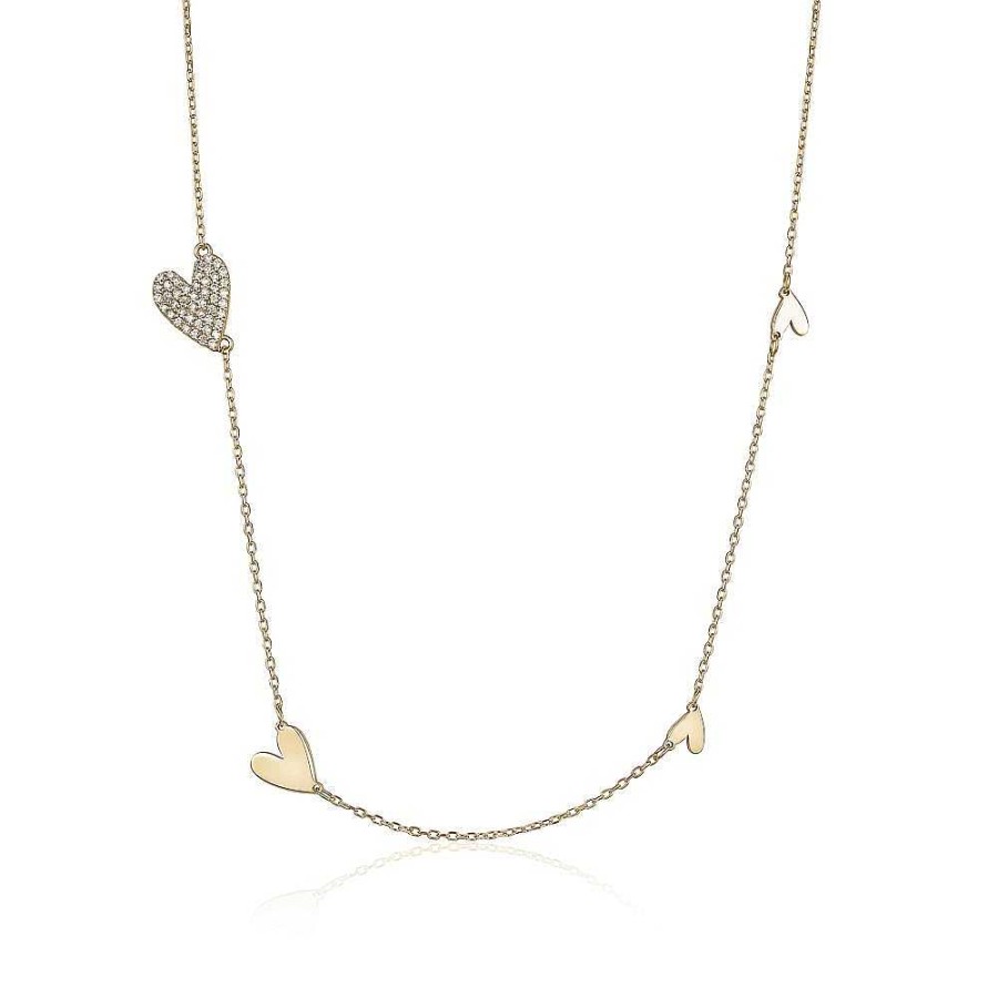 Jewelry Limlim | Crystal Ascending Heart Necklace