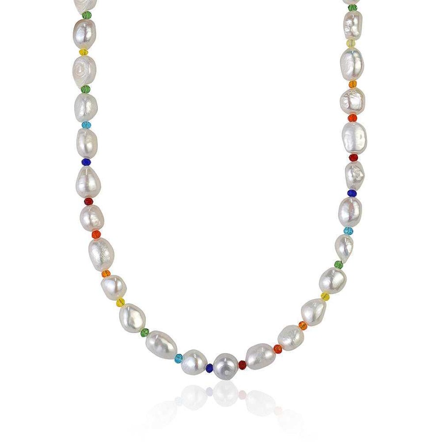 Jewelry Limlim | Rainbow Fresh Water Pearl Necklace .