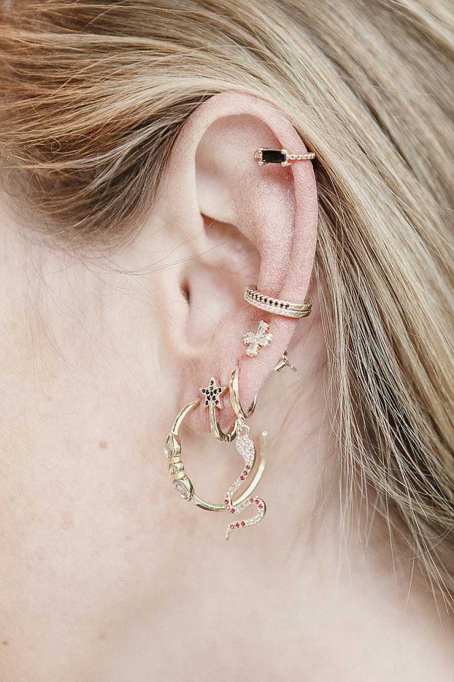 Jewelry Limlim | Snake Stack Earring And Cuff