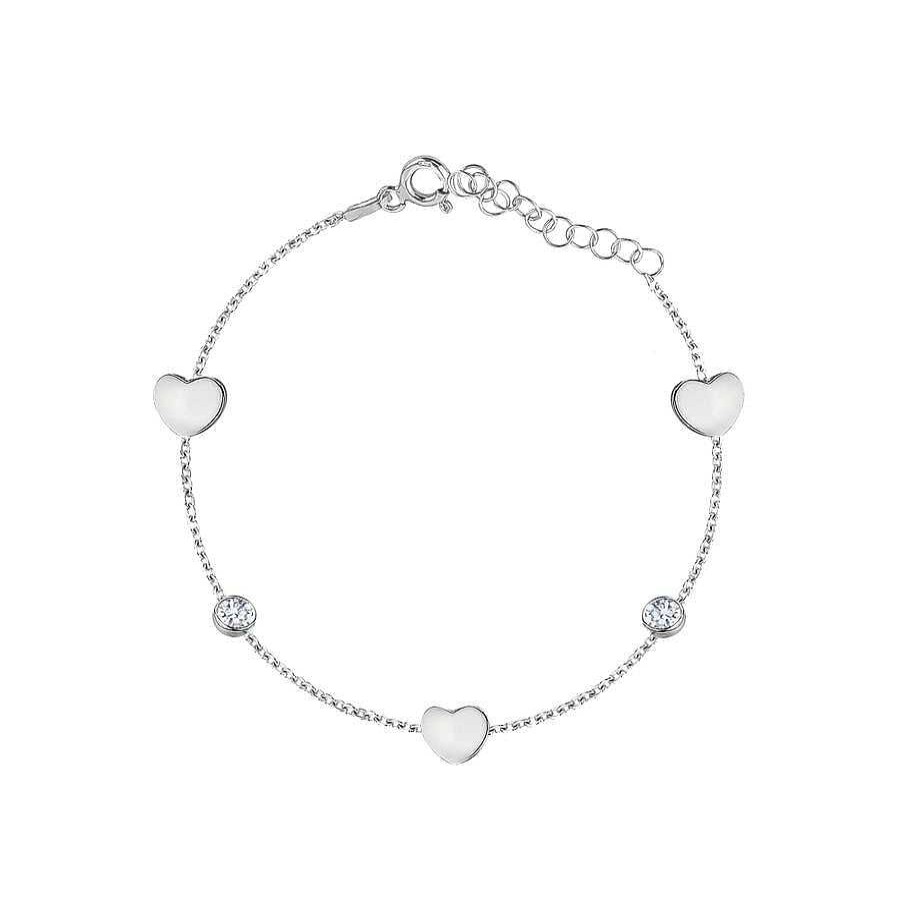 Jewelry Limlim | Heart And Crystal Bracelet