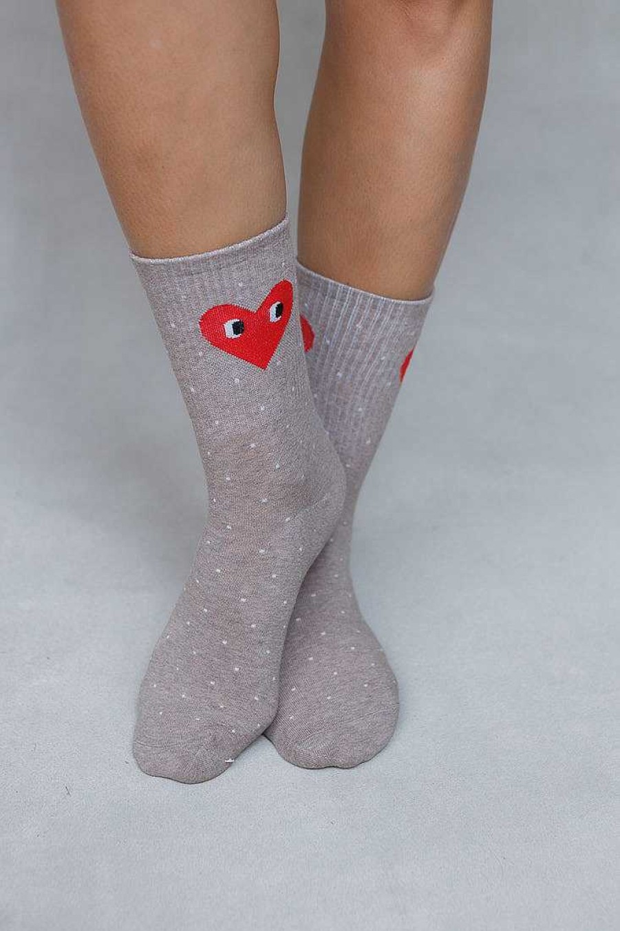 Luxe Trendy Socks Limlim | Polka Heart