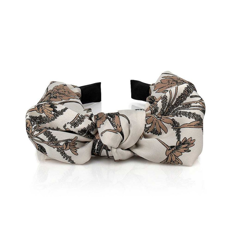 Hair Accessories Limlim | Floral Twist Bow Hairband