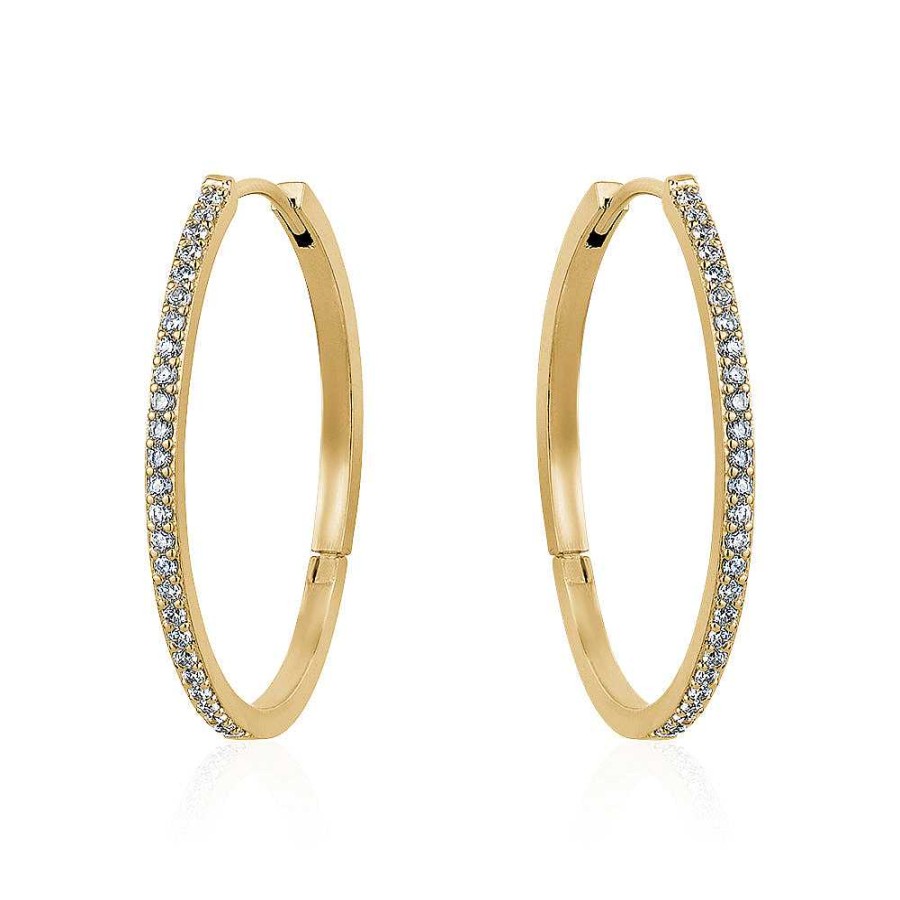 Jewelry Limlim | Thinnest Pave Hoop