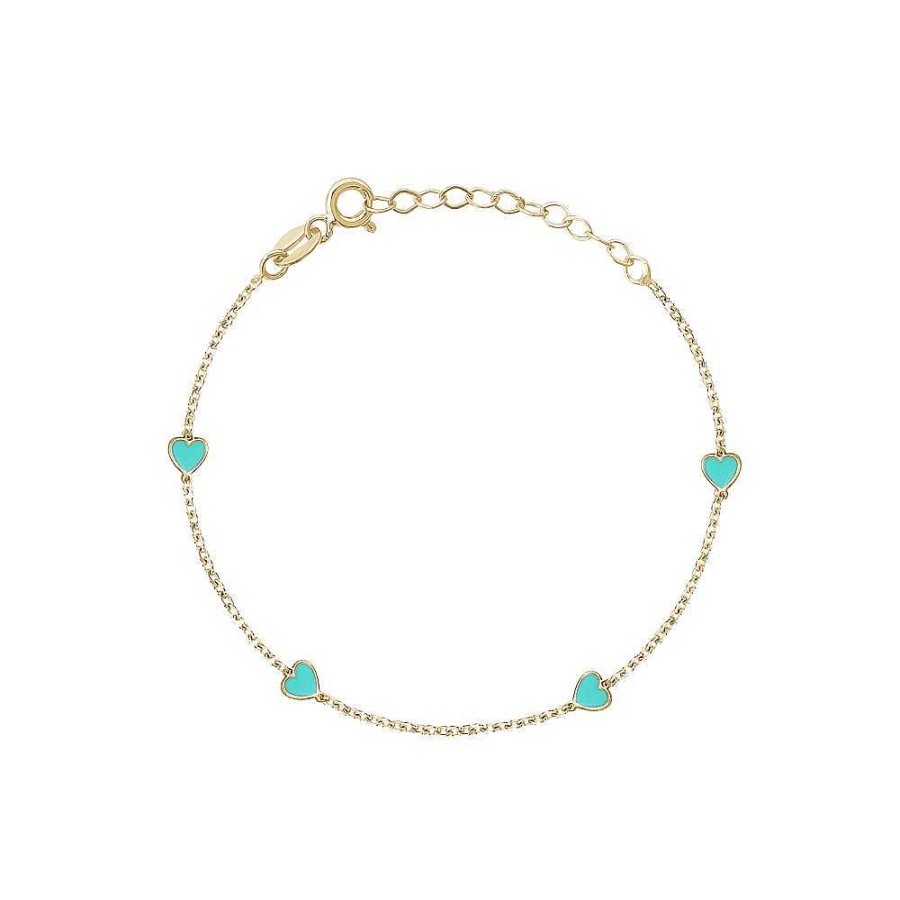 Kgmtl Limlim | Heart Enamel Anklet