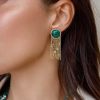 Jewelry Limlim | Malachite By The Yeard Earrings