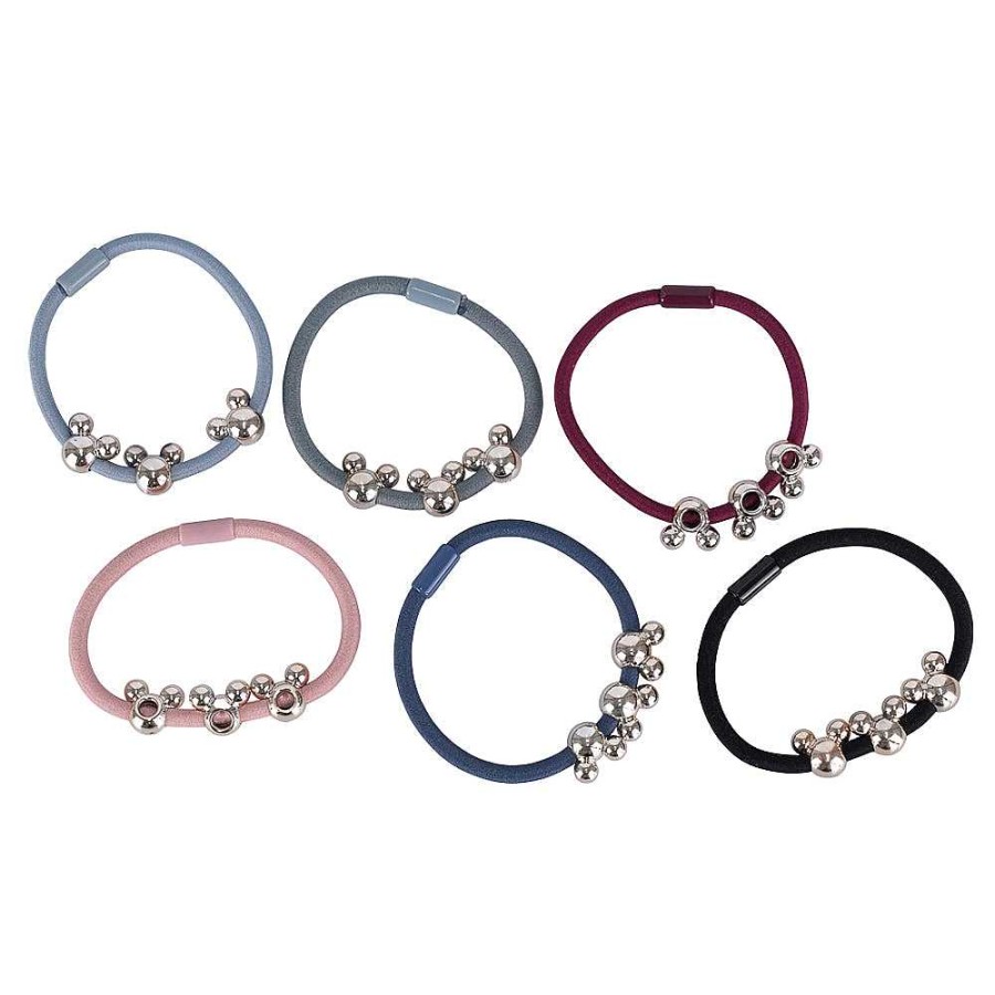 Hair Accessories Limlim | Silver Bear Charm Elastic Bundle