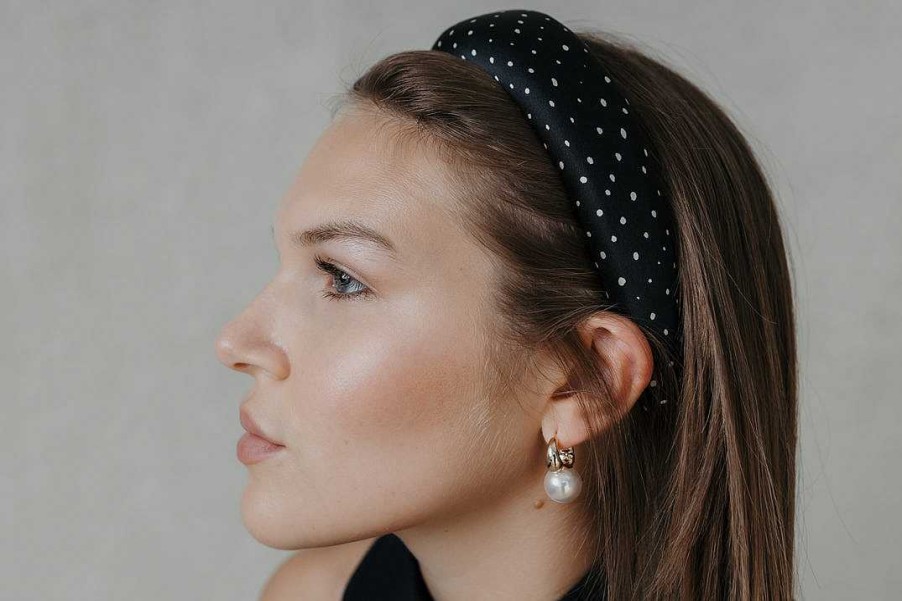 Hair Accessories Limlim | Polka Satin Elevated Hairband