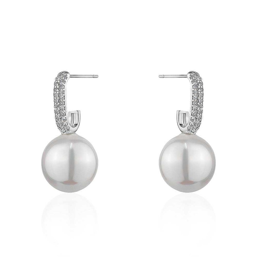 Jewelry Limlim | Pearl Pave Crystal Earrings