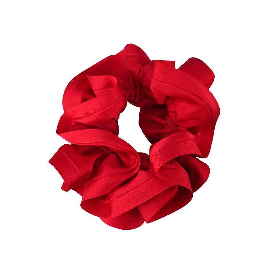 Hair Accessories Limlim | Classic Satin Trim Scrunchies .