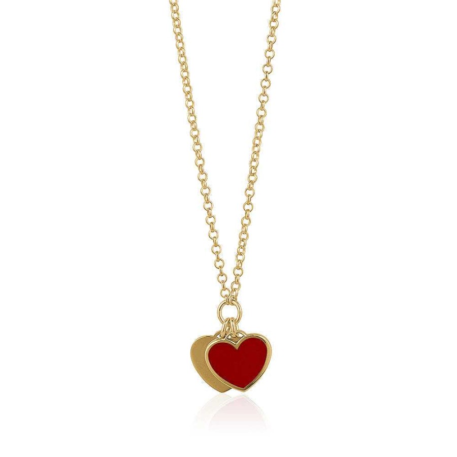 Jewelry Limlim | Double Enamel Heart Necklace