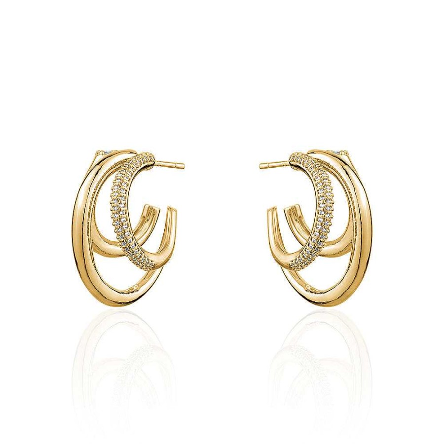 Jewelry Limlim | Three Tier Crsytal Earrings