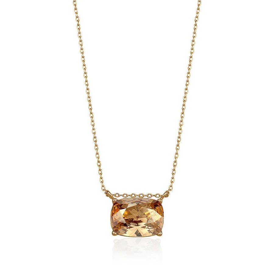 Jewelry Limlim | Yellow Topaz Austrian Crystal Pendant