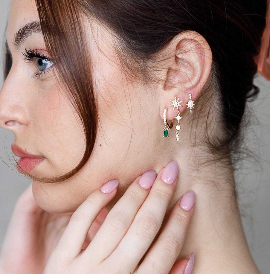 Jewelry Limlim | Emerald Set Ear Stack