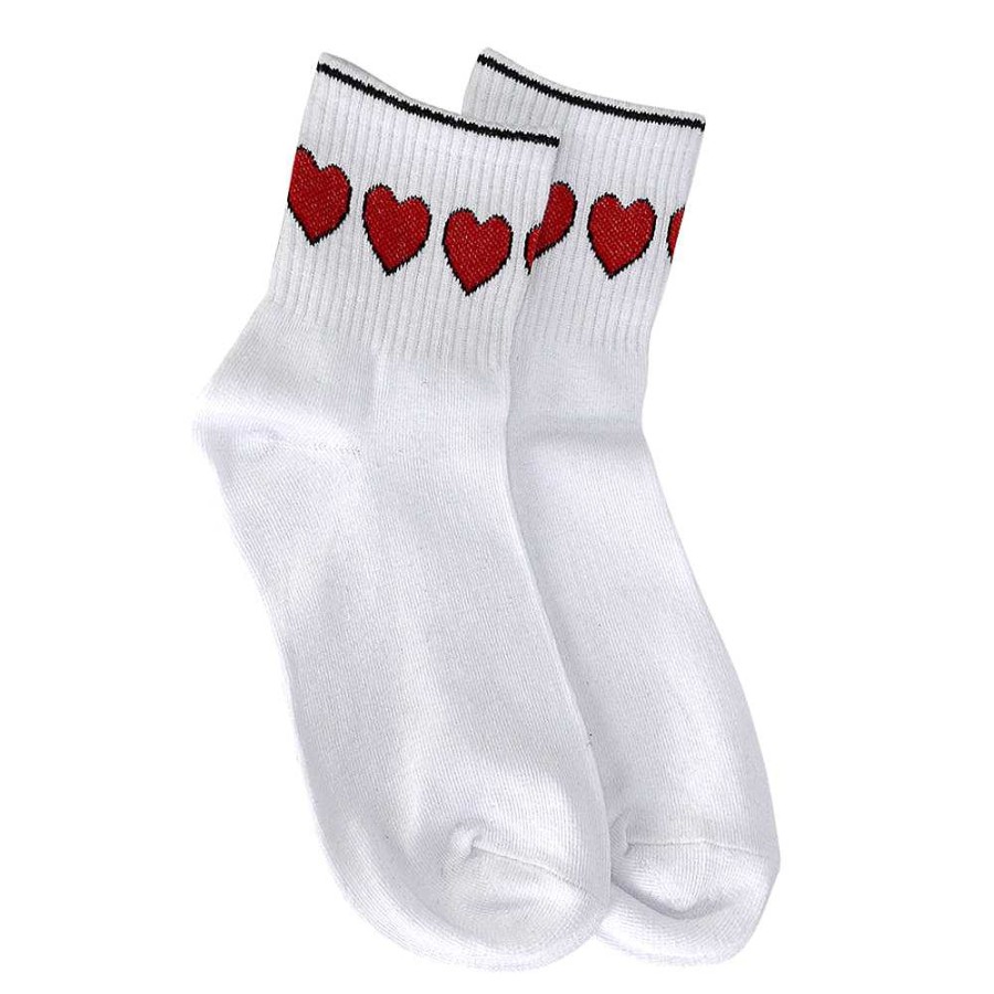 Luxe Trendy Socks Limlim | Three Hearts