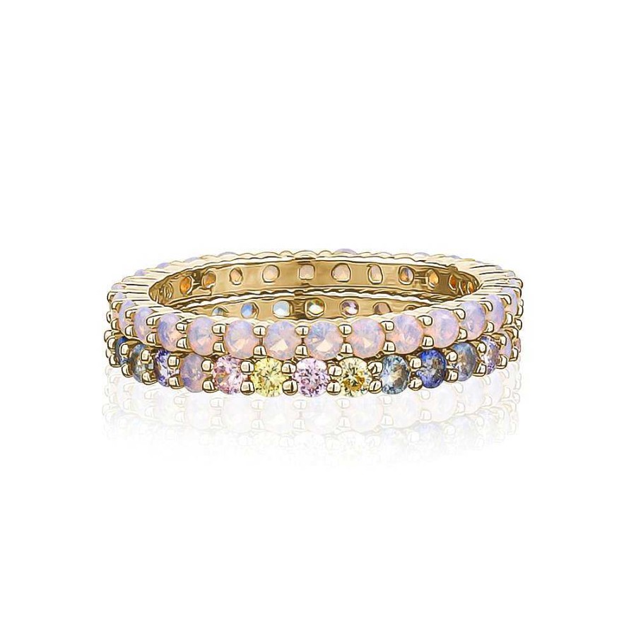 Jewelry Limlim | Stack Of Opal Pinks Eternity