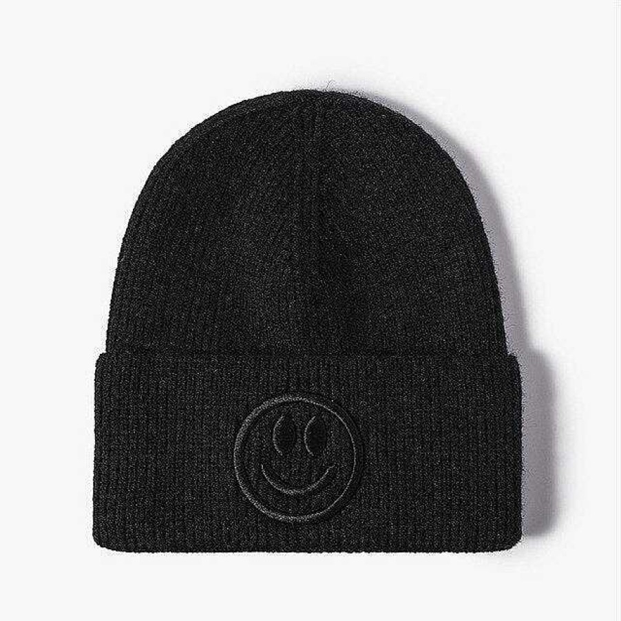 Kgmtl Limlim | Smiley Embroidered Beanies