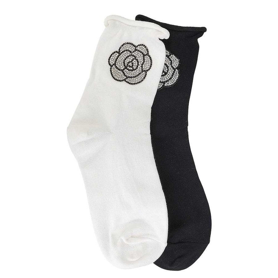 Luxe Trendy Socks Limlim | Camilia Crystal