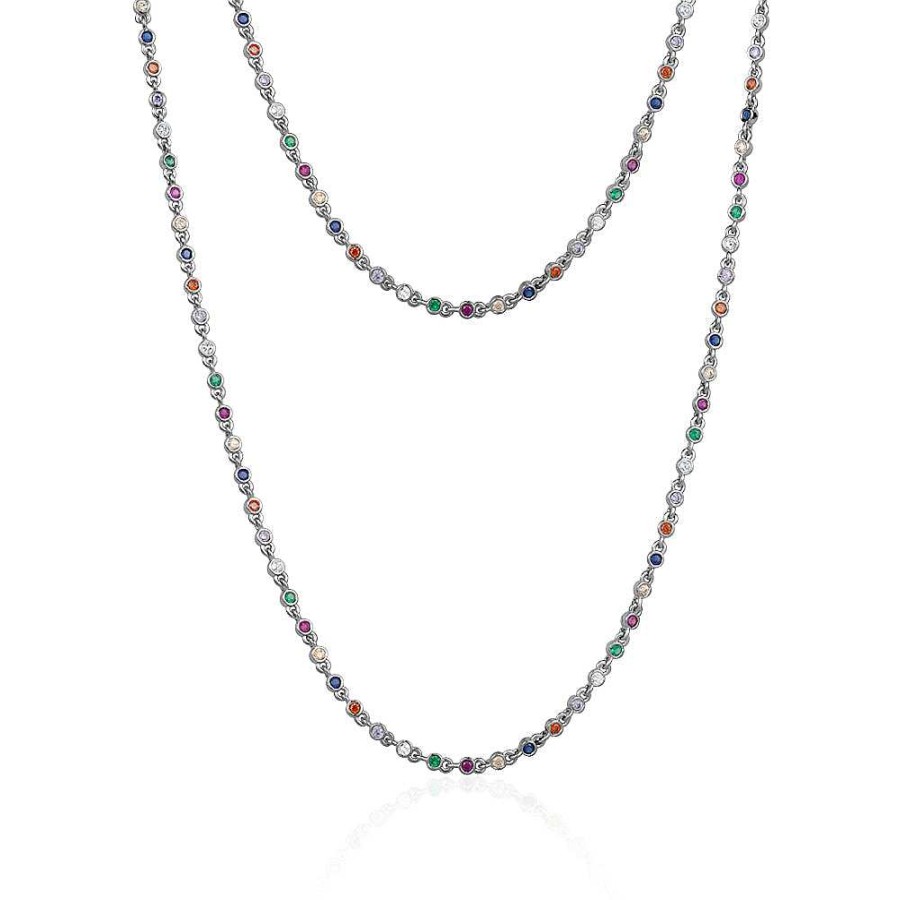 Jewelry Limlim | Rainbow Bezel Necklace