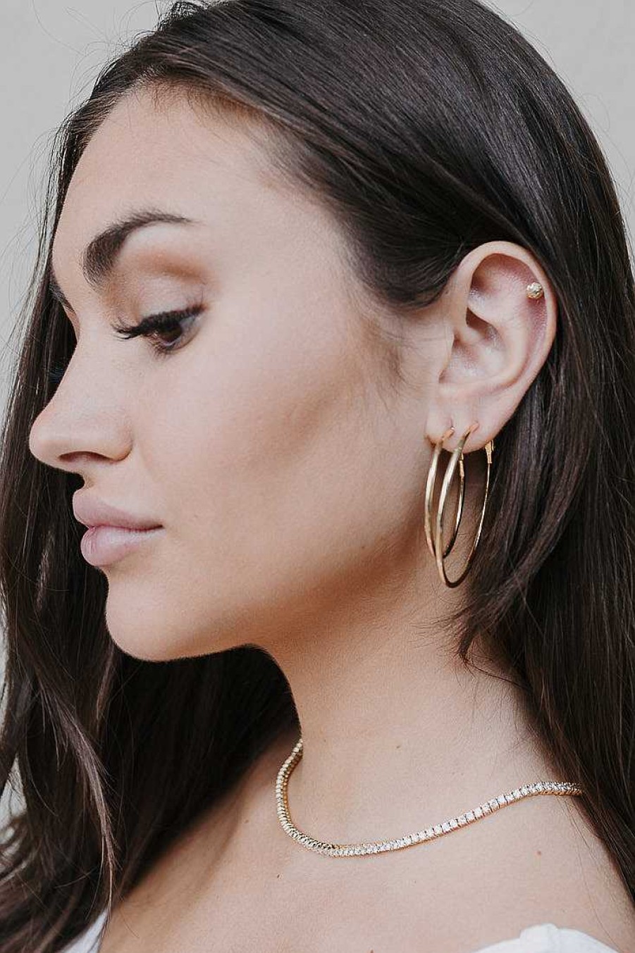 Jewelry Limlim | Thin Light Hoops 1.5 Inch