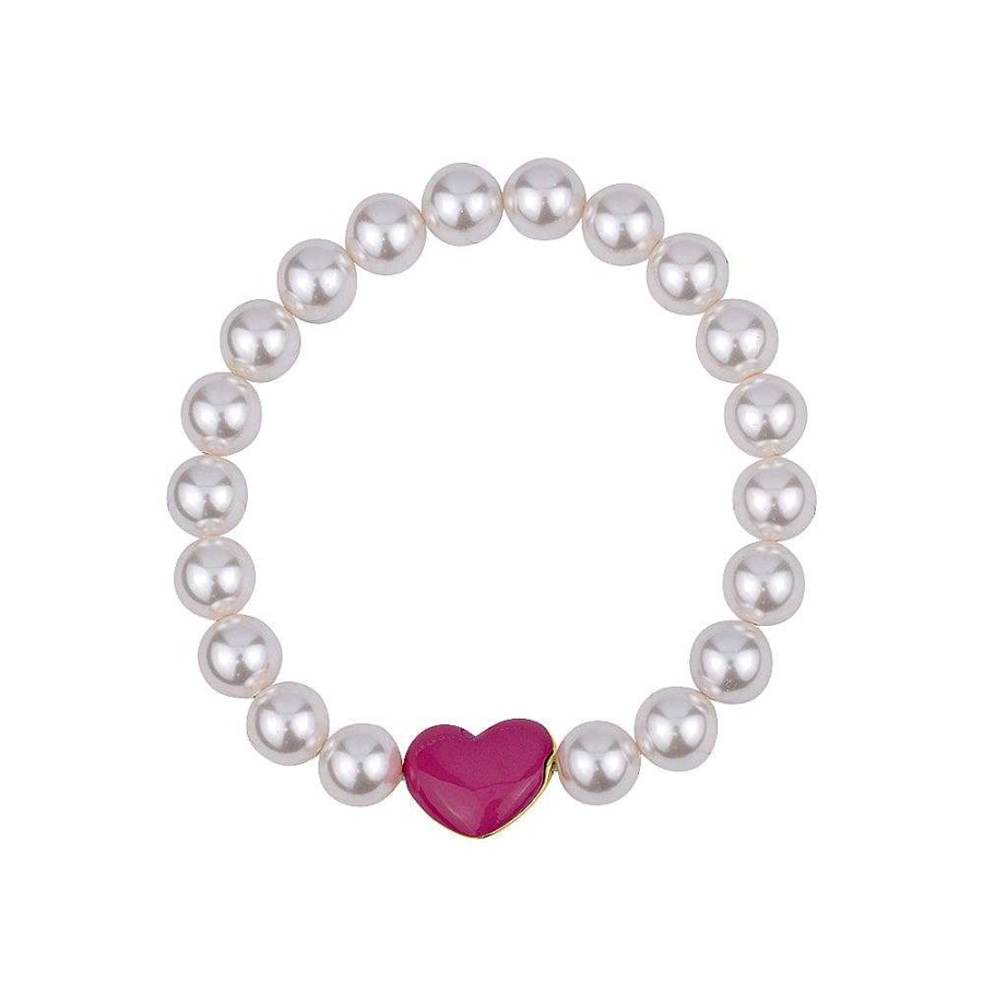 Howrosdoesit Limlim | Heart Swarovski Pearl Bracelets