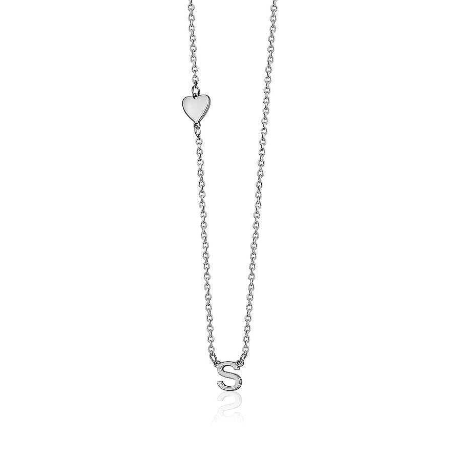 Jewelry Limlim | Heart Initial Necklace