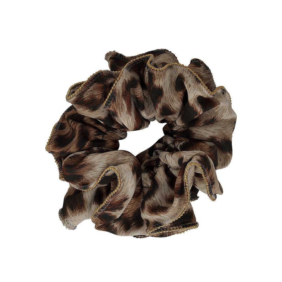 Hair Accessories Limlim | Animal Print Gold Trim