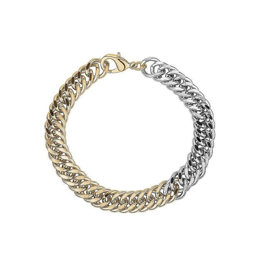 Jewelry Limlim | Two Tone Link Bracelet