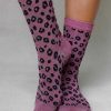 Luxe Trendy Socks Limlim | Metallic Leopard