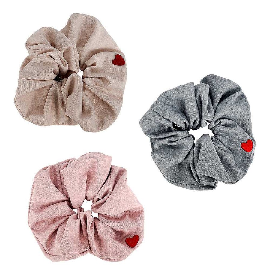 Hair Accessories Limlim | Cotton Heart Scrunchies