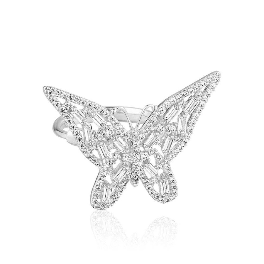 Jewelry Limlim | Baguette Butterfly Ring Large