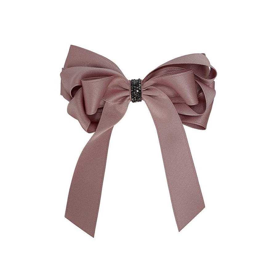 Hair Accessories Limlim | Satin Trim Double Bow