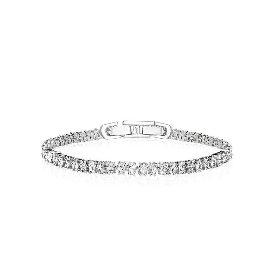 Kgmtl Limlim | Oval Crystal Soft Tennis Bracelet