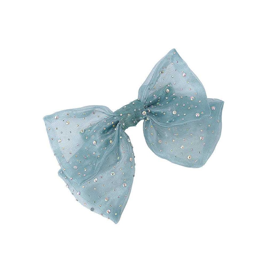 Hair Accessories Limlim | Crystal Mesh Bow