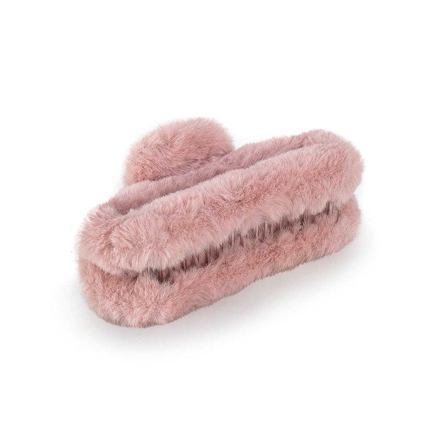 Hair Accessories Limlim | Faux Fur Rectangular Jaw