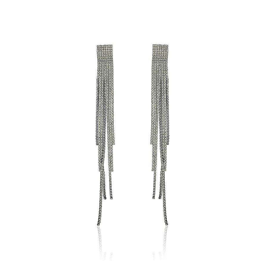 Jewelry Limlim | Multi Crystal Strands Earrings