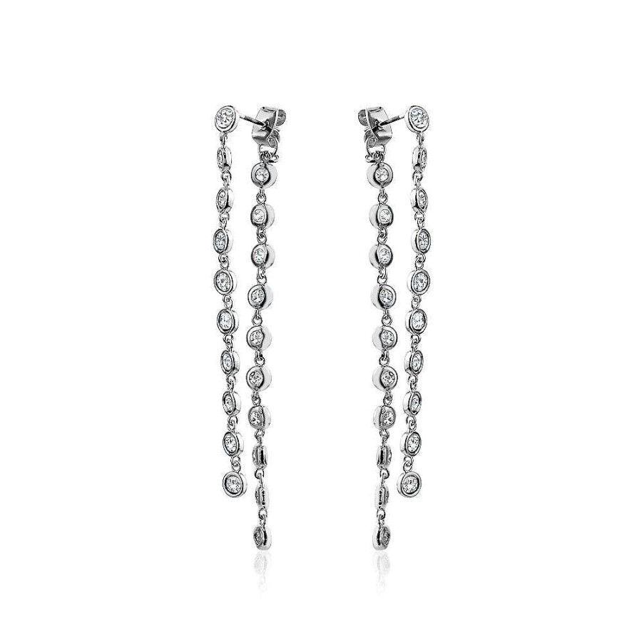 Jewelry Limlim | Back Front Bezel Earrings