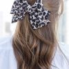 Hair Accessories Limlim | Leopard Triple Bow Barrette