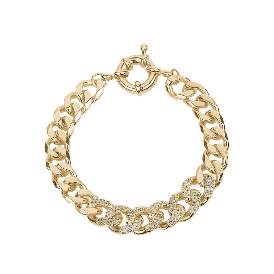 Jewelry Limlim | Cuban Link Bracelet Crystals