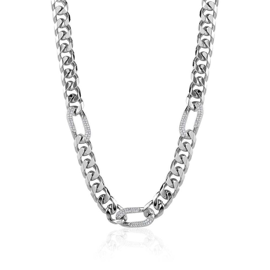 Jewelry Limlim | Gourmette Crystal Link Necklace