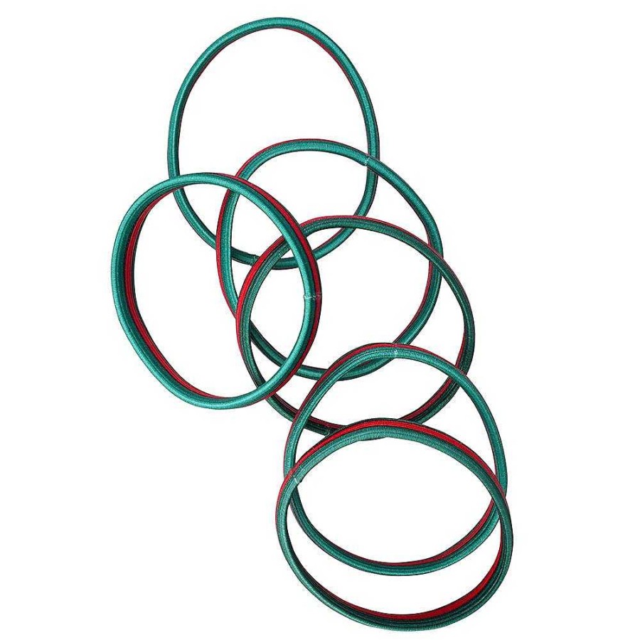 Hair Accessories Limlim | Signature Green Red Elastic Bundles