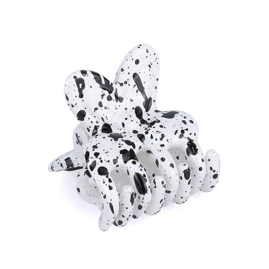 Hair Accessories Limlim | Mini Butterfly Shiny Paint Splatter Clip