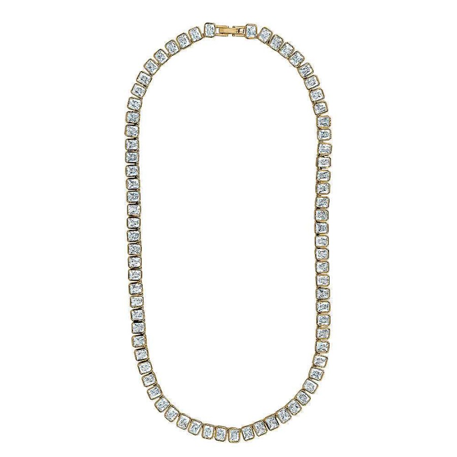 Jewelry Limlim | Emerald Cut Tennis Necklace