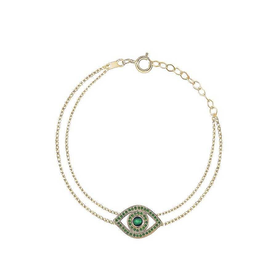 Jewelry Limlim | Eye On You Bracelet Emerald