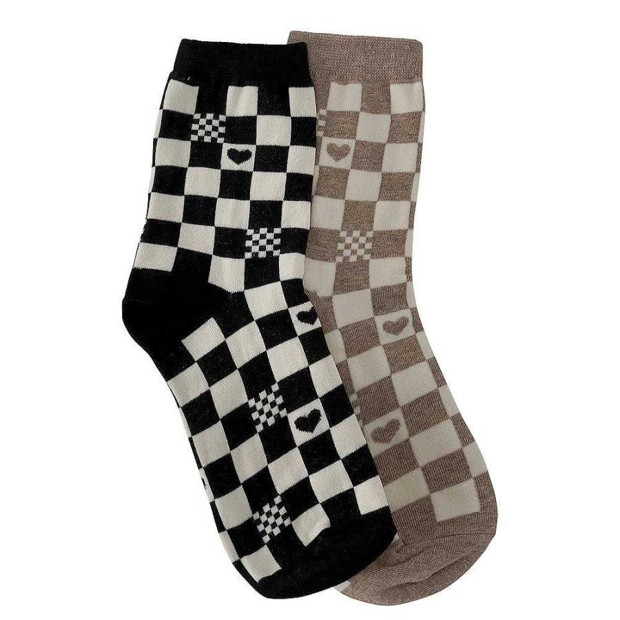 Luxe Trendy Socks Limlim | Checkers Hearts