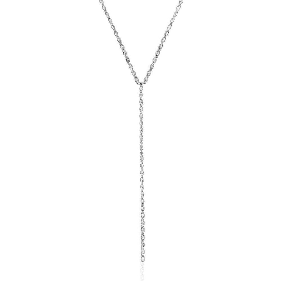 Jewelry Limlim | Marquis Crystal Lariat Tennis