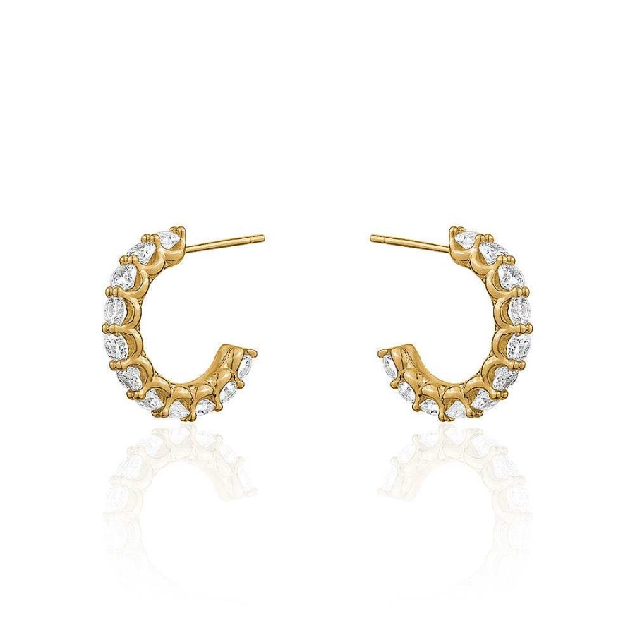 Jewelry Limlim | Half Moon Cz Earrings