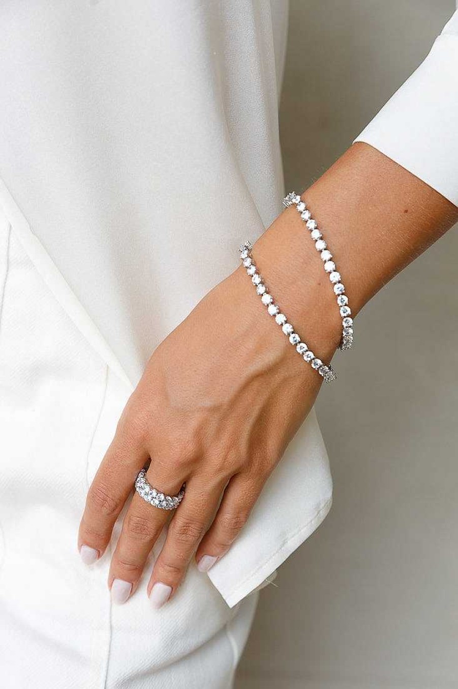 Jewelry Limlim | 5Mm Tennis Bracelet Silver