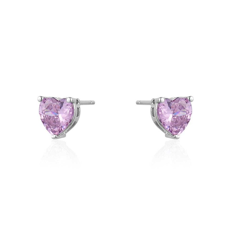 Jewelry Limlim | Mini Heart Crystal Stud Earrings