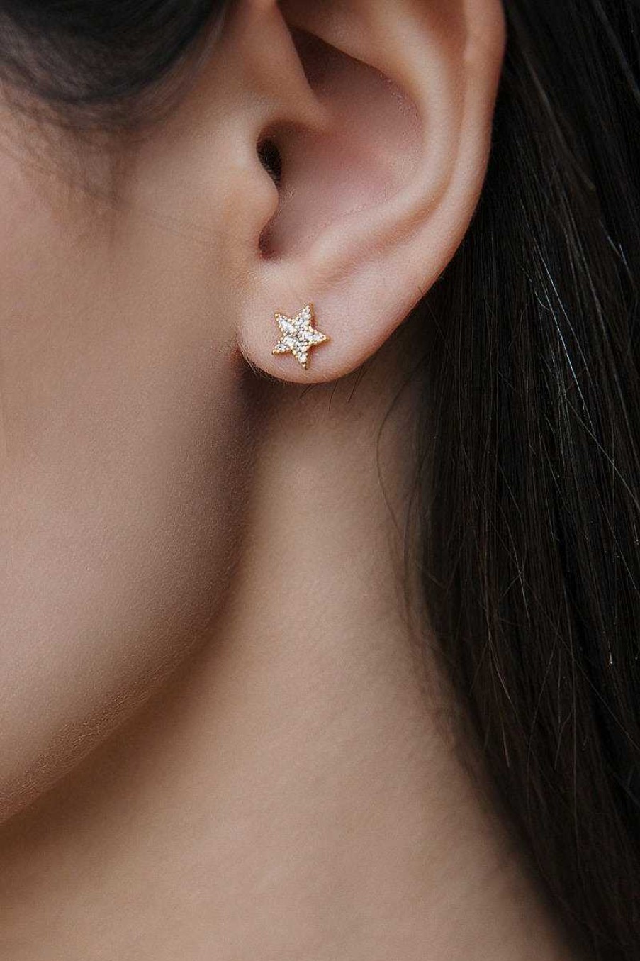 Jewelry Limlim | Star Pave Stud Earrings