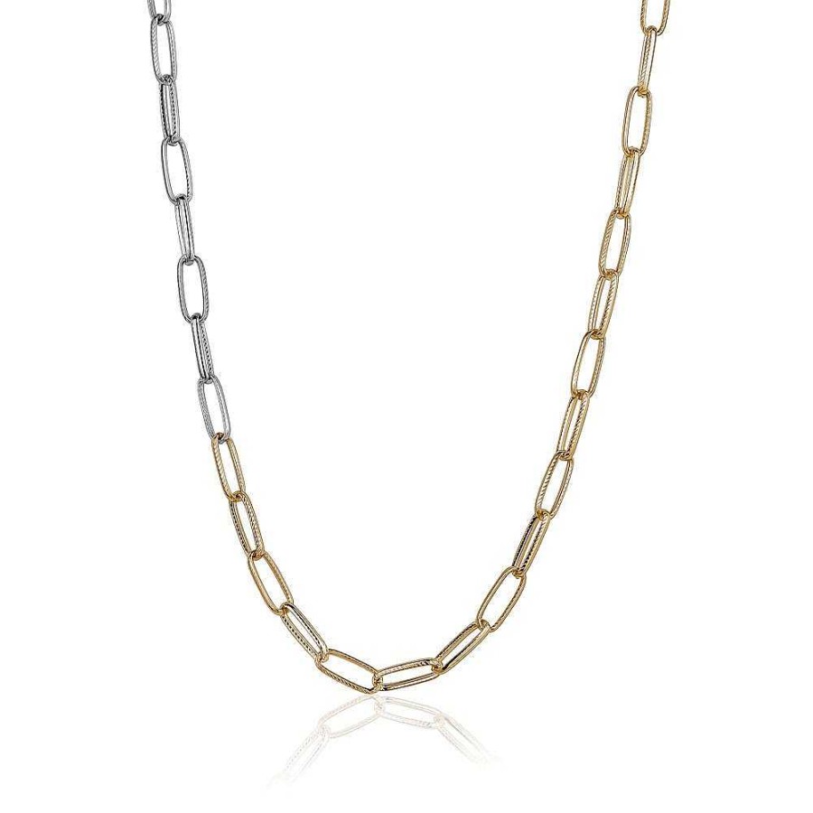 Jewelry Limlim | Two Tone Large Pin Necklaces